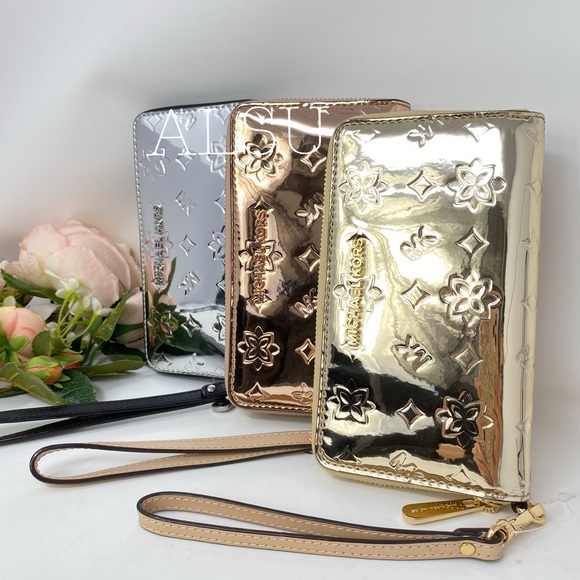 Michael Kors Flat MF Phone Case Rose Gold Large - Picture 6 of 7